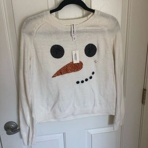 Aeropostale Snowman Sweater - Size Medium